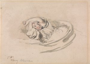 Konstnärens son, Henry, sover av James Ward
