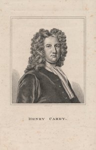 Henry Carey, graverad av R. Grave, c.1800 av James Wasdail