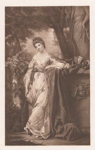 Porträtt av Frances Abington-Barton som Thalia