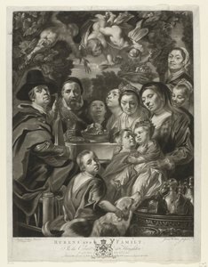Porträtt av Jacques Jordaens med sina föräldrar, bröder och systrar Rubens och familj (titel på objekt) Målningar från The Houghton Gallery (serietitel) The Houghton Gallery (serietitel)