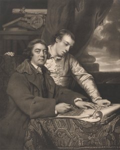 James Paine och hans son av James Watson