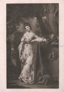 Mrs Abington som "the Comic Muse" av James Watson