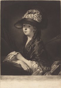 Lucinda, fröken Moore av James Watson after Pierre Etienne Falconet