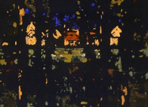 Reflektioner av ett landskap (pastell på papper) av James Watterston Herald
