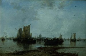 Dordrecht (olja på duk) av James Webb