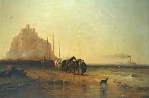 Kväll utanför St Michaels Mount, 1855
