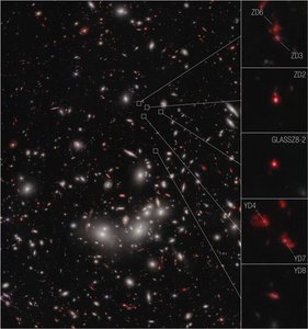 Galaxy Protocluster (NIRCam Image) av James Webb Space Telescope (NASA)