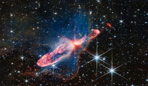 Herbig-Haro 46/47 (NIRCam-bild) av James Webb Space Telescope (NASA)