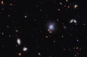 Kilonova och Host Galaxy av James Webb Space Telescope (NASA)