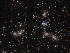 Pandoras Cluster (NIRCam Image) av James Webb Space Telescope (NASA)