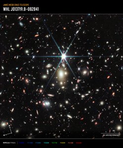 Sunrise Arc (NIRCam Image) av James Webb Space Telescope (NASA)