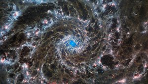 Fantomgalaxens hjärta av James Webb Space Telescope (NASA)