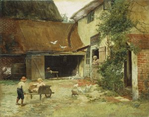 En stuga i Brooklyn, av James Wells Champney