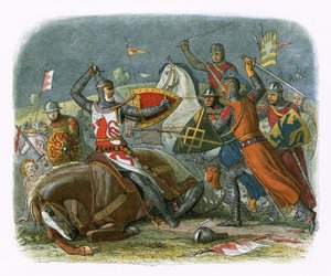 De Montforts död av James William Edmund Doyle