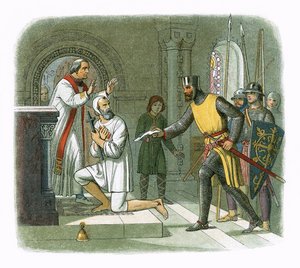 Hubert hämtad från helgedomen i Boisars av James William Edmund Doyle