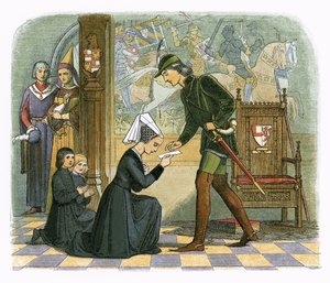 Kung Edward IV och fru Elizabeth Gray