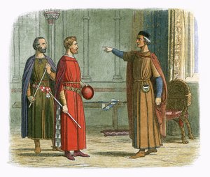 Kung Edvard I hotar lord marshal av James William Edmund Doyle