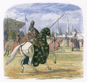 Kung Richard II stoppar duellen mellan Hereford och Norfolk av James William Edmund Doyle