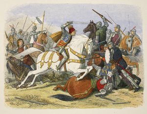 Richard III på Bosworth Field, 22 augusti 1485, från A Chronicle of England BC 55 till AD 1485, pub. London, 1863