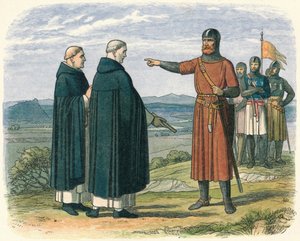 Wallace avvisar de engelska förslagen, 1297 1864 av James William Edmund Doyle