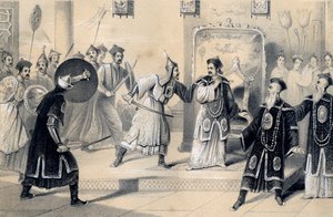 Kejsaren Weit-Soong och hans hov, tillfångatagna av tartarerna, 1847