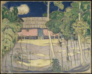 Landskap, Trinidad, ca 1921 (olja på duk)