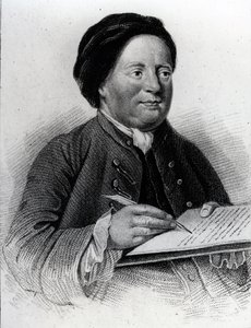 Samuel Richardson (1689-1761) av James, the Elder Hopwood