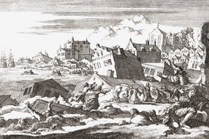 Jordbävning 1692 i Port Royal, Jamaica.
