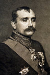 Paul Claudel i konsuldräkt 1910 - fotografi av Jan Nepomuk Langhans av Jan (studio of) Langhans