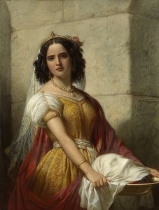 Salome med Johannes Döparens huvud. Omkring 1861