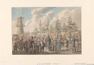Fiskmarknaden i Rotterdam, 1816
