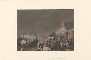 Mässa på Botermarkt i Amsterdam, 1810