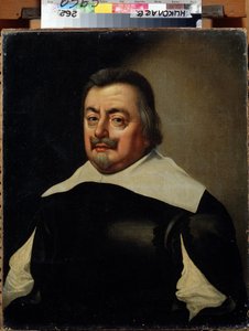 Porträtt av en man med kurass. (Porträtt av en man med kurass). Målning av Jan Anthonisz van Ravesteyn (1572-1657). holländsk konst från 1600-talet. Regionala konstmuseet W. Wereshchagin, Mykolaiv, Ukraina