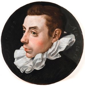 ""Porträtt av Hugo Grotius vid sexton års ålder"" (Huig de Groot eller Hugo de Groot