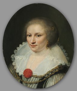 Porträtt av en kvinna, 1620-talet. av Jan Anthonisz van Ravesteyn