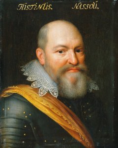 Porträtt av Justinus van Nassau, oäkta son till prins William I och Eva Elinx