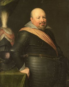 Porträtt av Nicolaas Schmelzing (1561-1629) av Jan Antonisz van Ravesteyn (workshop of)