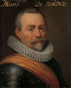 Porträtt av Olivier van den Tempel, Lord of Corbeecke