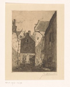 Gård av Jan Antonius van Schooten (signed by artist)