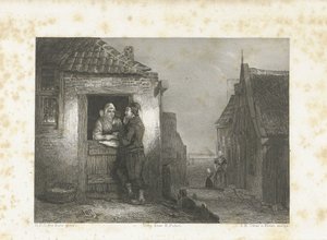 Paret Volendam av Jan Baptist Tetar van Elven