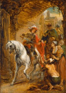 Saint Martin delar sin mantel, ca. 16401645.