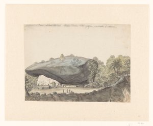 Islamic Rock Sanctuary of Kuragala på Ceylon av Jan Brandes