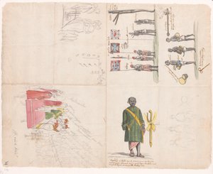 Mottagande av sändebud från kungen Kandy, 1785 av Jan Brandes