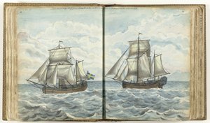 Svensk brig till sjöss av Jan Brandes