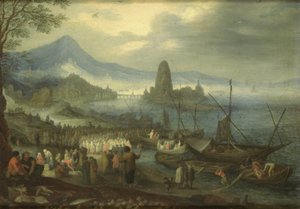 Predikan om Galileiska sjön av Jan Brueghel (I) (copy after)