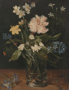 Stilleben med blommor i ett glas Stilleben med blommor i ett glas av Jan Brueghel (I)
