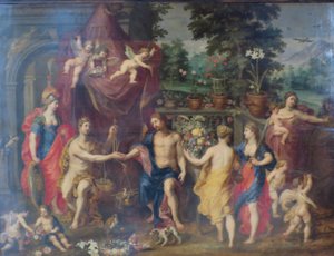 Allegori om det dygdiga livet av Jan Brueghel the Younger