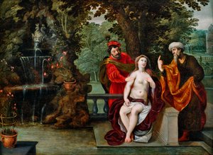 Susanna och de äldre av Jan Brueghel the Younger