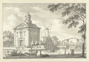 Engelska kyrkan i Rotterdam av Jan Bulthuis
