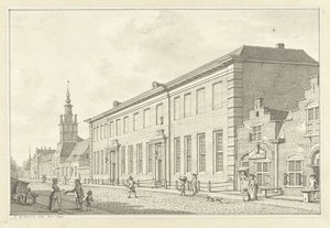 Dolhuis, Gasthuis och Oudevrouwenhuis i Rotterdam av Jan Bulthuis
